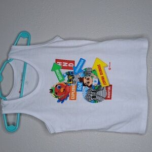 New Pacer Unisex White Tank Graphic Print Honduras T-Shirt Size 18 Months